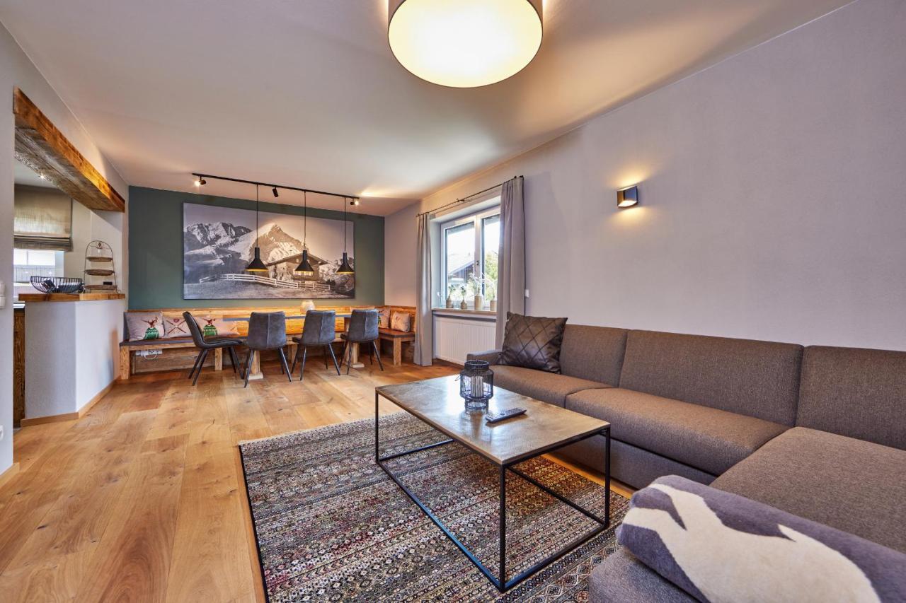 Ferienwohnung Reintal Mit Sauna Fuer 2-6 Personen 110 Qm 加爾米施-帕滕基興 外观 照片